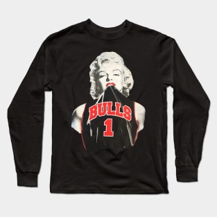 Marilyn Monroe Chicago Number One NBA Long Sleeve T-Shirt